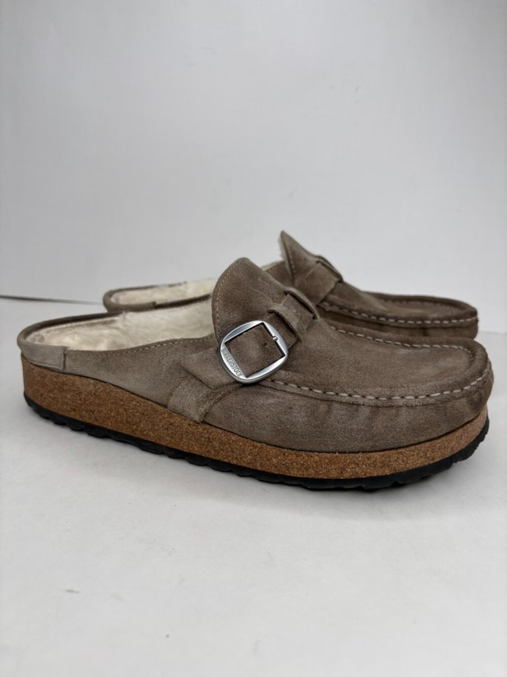 Birkenstock Buckley Shearling Lined Clog – Taupe – EU 40 / US Women’s 9 - Picture 11 of 11